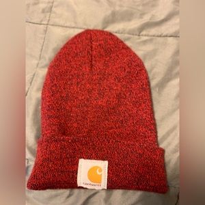 Carhartt red beanie